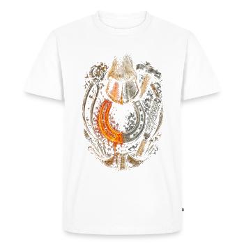 Farrier Farrier - Men's Premium Organic T-Shirt - white - Front - Nico (187cm)