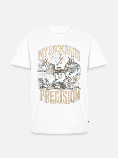 Industriemechaniker Maschinenmonteur - Männer Premium Bio T-Shirt - Weiß