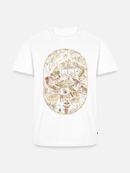 Cajun Kultur - Männer Premium Bio T-Shirt - Weiß