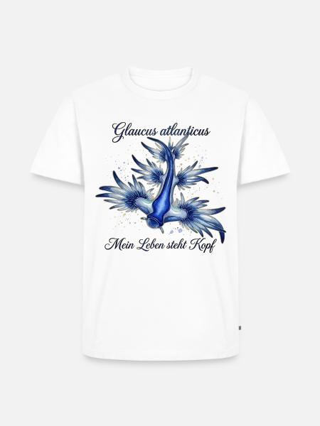 Glaucus Atlanticus - Mein Leben steht Kopf - Männer Premium Bio T-Shirt - Weiß