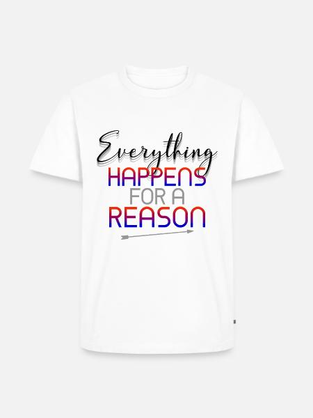 reason - Männer Premium Bio T-Shirt - Weiß