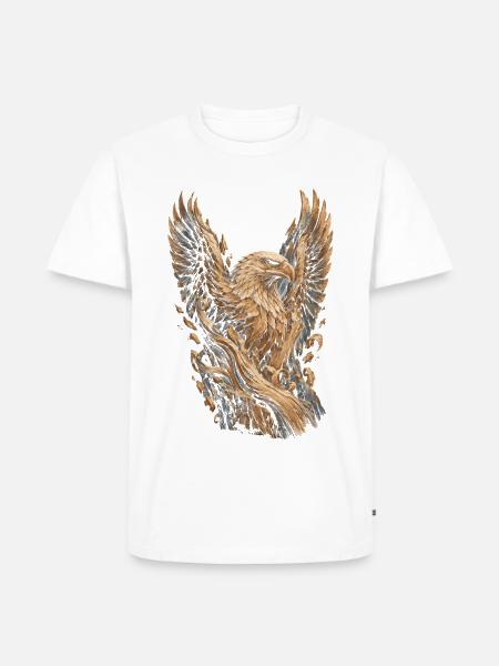 Holzschnitzerei Schnitzen Holzschnitzen - Männer Premium Bio T-Shirt - Weiß
