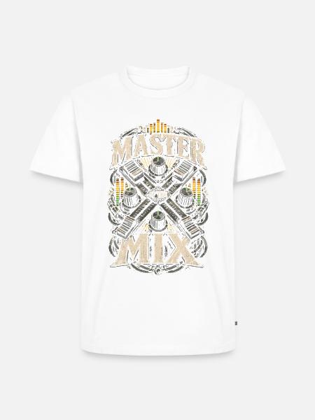 Tontechniker Tontechnik Master Of The Mix - Männer Premium Bio T-Shirt - Weiß