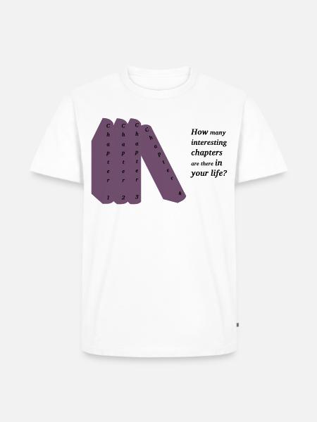 DEIN Leben. Your life. - Männer Premium Bio T-Shirt - Weiß