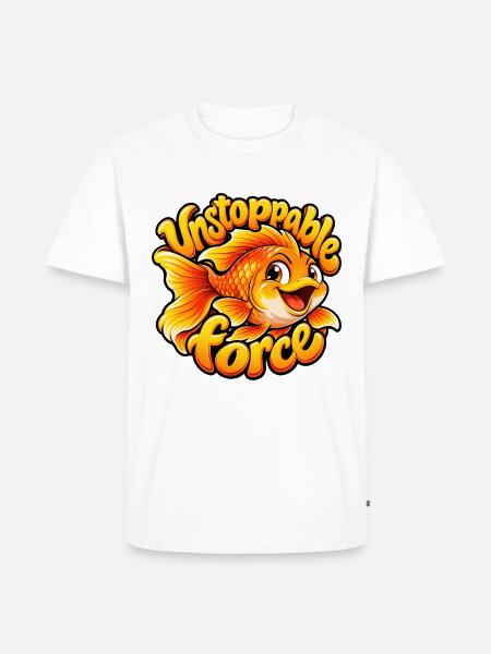 Goldfische - Männer Premium Bio T-Shirt - Weiß