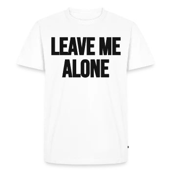 Leave me alone – Front, front, white
