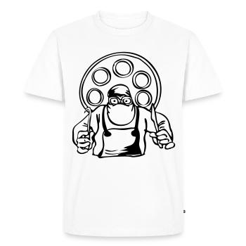 Surgeon - Men's Premium Organic T-Shirt - white - Front - Nico (187cm)