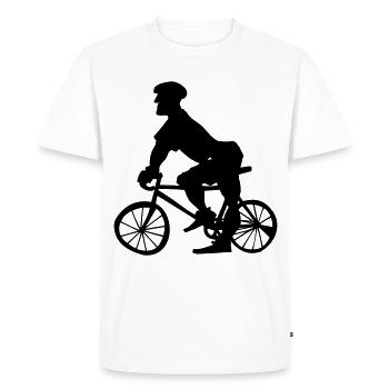 Bicycle police - Men's Premium Organic T-Shirt - white - Front - Nico (187cm)