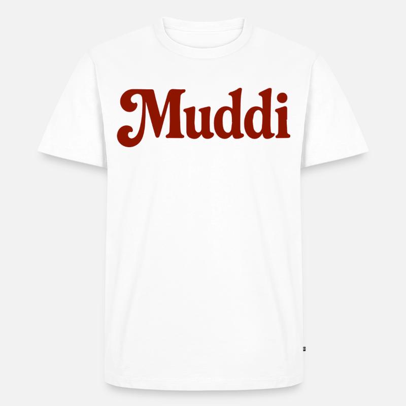 Herzstück Muddi - Männer Premium Bio T-Shirt - Weiß