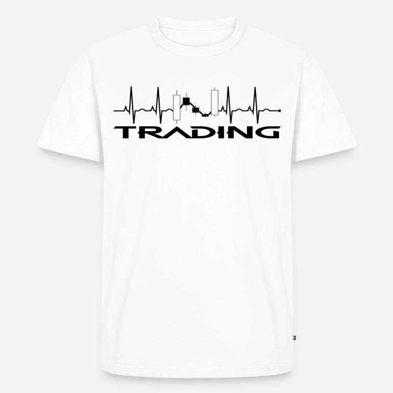 Verhandlungen - Männer Premium Bio T-Shirt - Weiß
