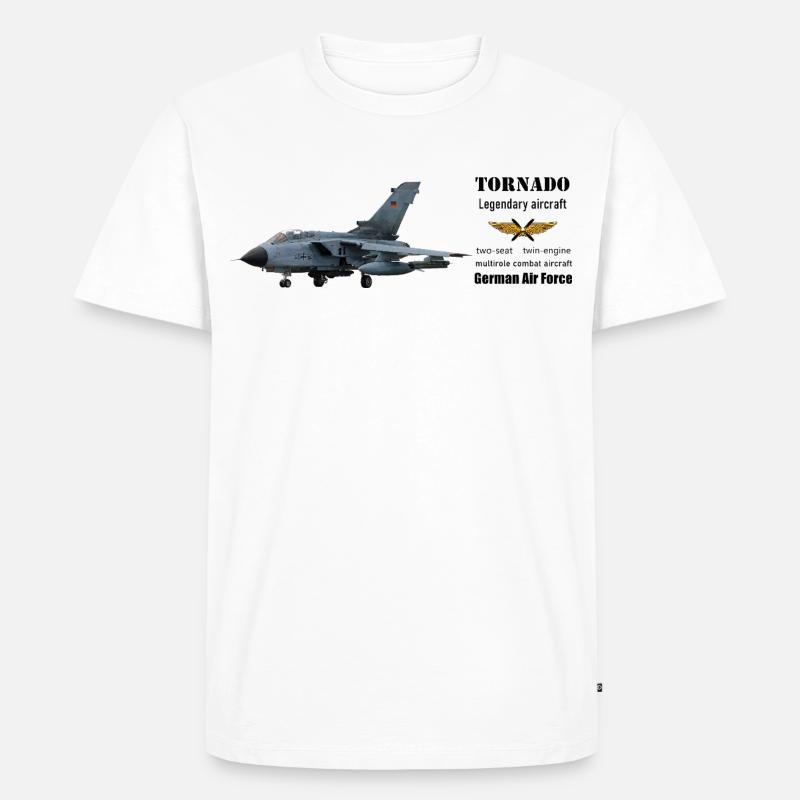 Tornado - Men's Premium Organic T-Shirt - white