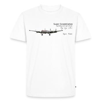 Super Constellation - T-shirt Premium bio Homme - blanc - Devant - Nico (187cm)