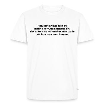 Choix humain - T-shirt Premium bio Homme - blanc - Devant - Nico (187cm)
