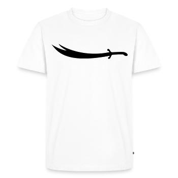 Ali Épée Zülfikar - T-shirt Premium bio Homme - blanc - Devant - Nico (187cm)