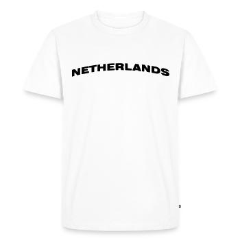 Netherlands - Men's Premium Organic T-Shirt - white - Front - Nico (187cm)