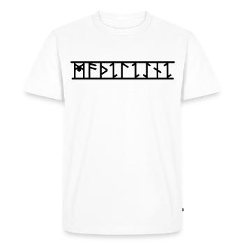 Madeleine - T-shirt Premium bio Homme - blanc - Devant - Nico (187cm)
