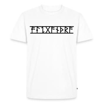 Alexandra - T-shirt Premium bio Homme - blanc - Devant - Nico (187cm)