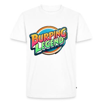 Légende du rot 18 - T-shirt Premium bio Homme - blanc - Devant - Nico (187cm)