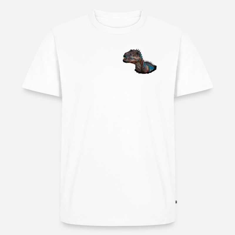 Der Jäger der Urzeit - Männer Premium Bio T-Shirt - Weiß