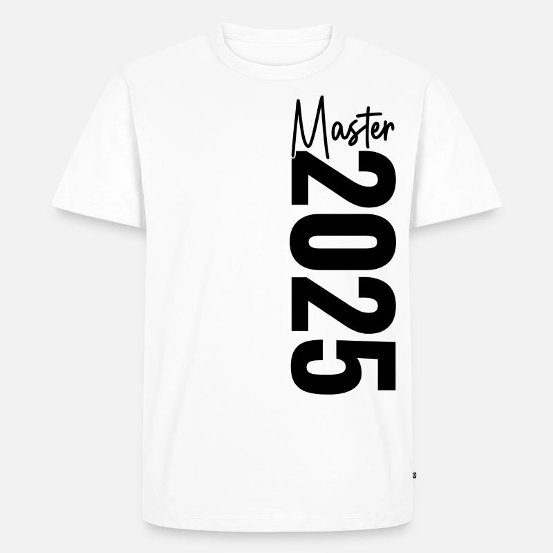 Master 2025 - Männer Premium Bio T-Shirt - Weiß