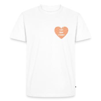 Stupidity-making stupidity maker - Men's Premium Organic T-Shirt - white - Front - Nico (187cm)