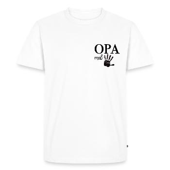 Grand-père de 5 grand-père - T-shirt Premium bio Homme - blanc - Devant - Nico (187cm)