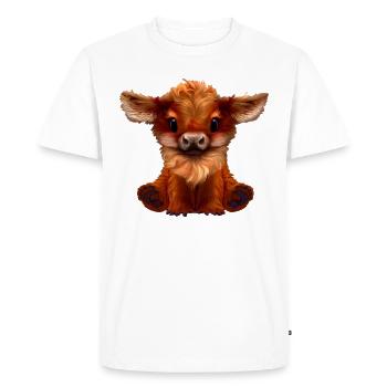 Blottis Eligine Enfant - T-shirt Premium bio Homme - blanc - Devant - Nico (187cm)
