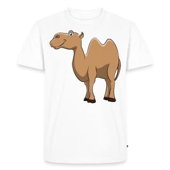 Camel camels love animals lover gift - Men's Premium Organic T-Shirt - white - Front - Nico (187cm)