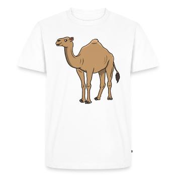 Camel Camel Animal Love Lover Gift - Men's Premium Organic T-Shirt - white - Front - Nico (187cm)