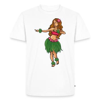 Cadeau d'été, plage, mer soleil vacances voyage - T-shirt Premium bio Homme - blanc - Devant - Nico (187cm)