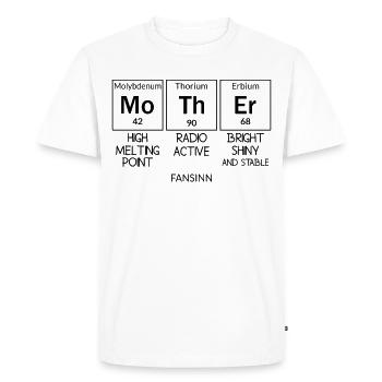 Mom mom chemistry science funny gift - Men's Premium Organic T-Shirt - white - Front - Nico (187cm)