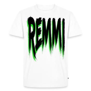 REMMI - T-shirt Premium bio Homme - blanc - Devant - Nico (187cm)