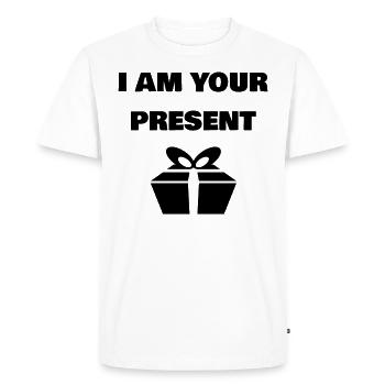 Funny gift idea - Men's Premium Organic T-Shirt - white - Front - Nico (187cm)
