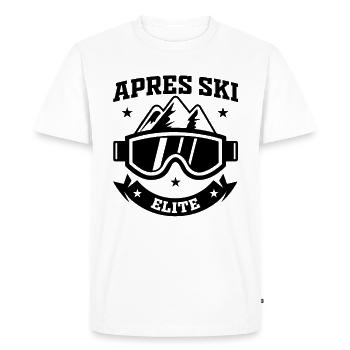 Ski Ski Aires Ski Elite - T-shirt Premium bio Homme - blanc - Devant - Nico (187cm)