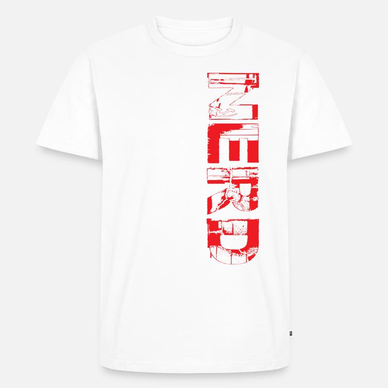 Super Cooles Nerd Print - Männer Premium Bio T-Shirt - undefined
