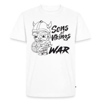 VIKING - VIKINGER - T-shirt Premium bio Homme - blanc - Devant - Nico (187cm)