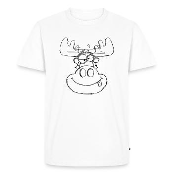 Orignal drôle comme un dessin - T-shirt Premium bio Homme - blanc - Devant - Nico (187cm)