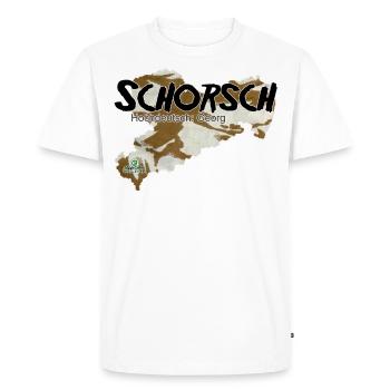 Schorsch - Georg - Säggsch - T-shirt Premium bio Homme - blanc - Devant - Nico (187cm)