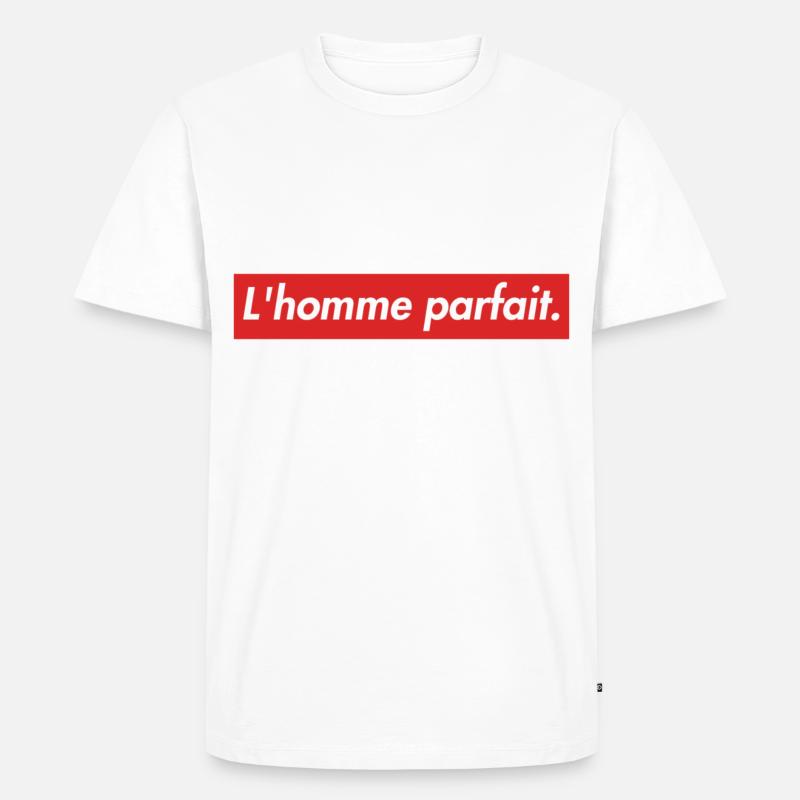 Der perfekte Mann - Männer Premium Bio T-Shirt - Weiß