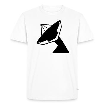 satellite - T-shirt Premium bio Homme - blanc - Devant - Nico (187cm)