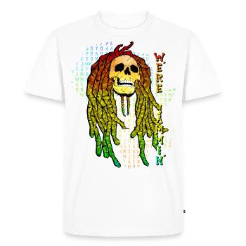 Dead marley - Men's Premium Organic T-Shirt - white - Front - Nico (187cm)