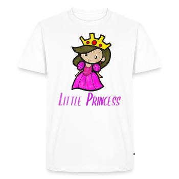 Petite princesse rose - T-shirt Premium bio Homme - blanc - Devant - Nico (187cm)