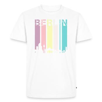 Berlin - T-shirt Premium bio Homme - blanc - Devant - Nico (187cm)
