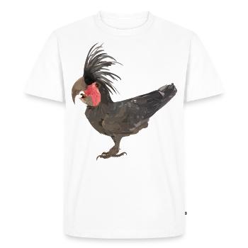 The palm cockatoo - Men's Premium Organic T-Shirt - white - Front - Nico (187cm)