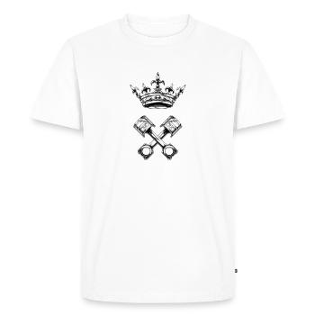 Tournevis turbo à cylindrée V 6 8 12 cadeau - T-shirt Premium bio Homme - blanc - Devant - Nico (187cm)