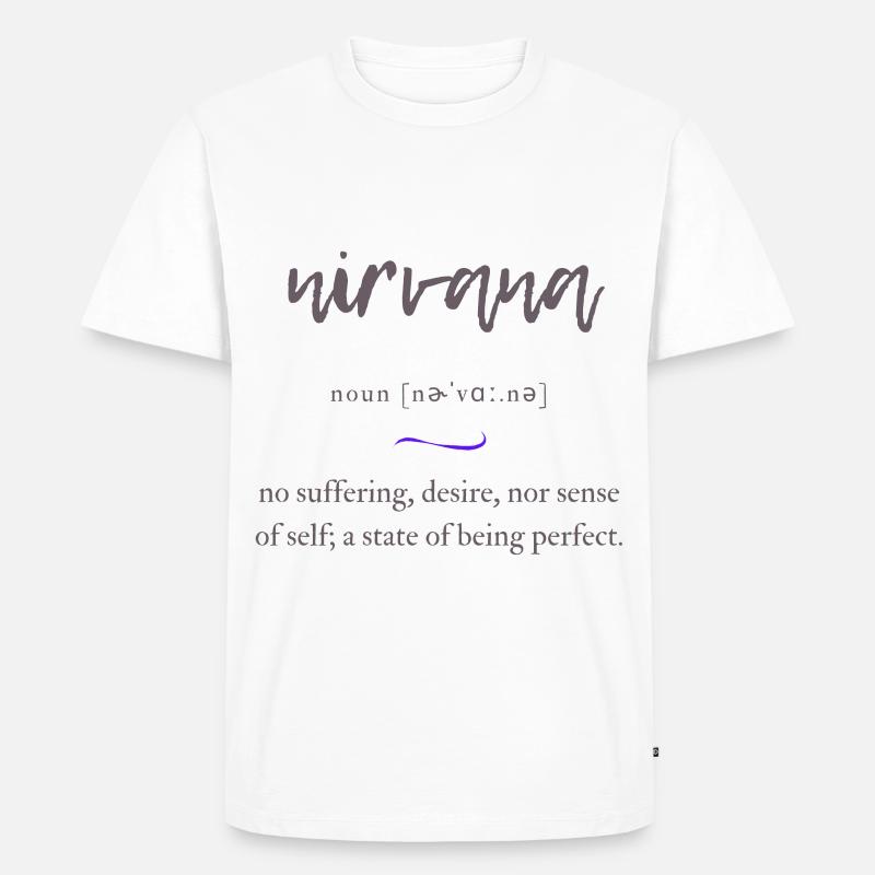 Nirvana Convoluted Edition - Männer Premium Bio T-Shirt - Weiß