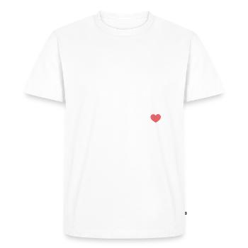 La mariée - T-shirt Premium bio Homme - blanc - Devant - Nico (187cm)