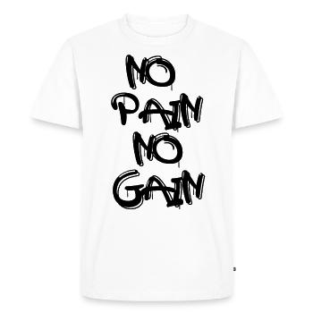 On a rien sans rien - T-shirt Premium bio Homme - blanc - Devant - Nico (187cm)