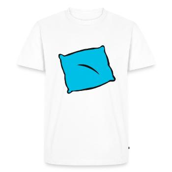 Oreillers Idées cadeaux dormir cadeau - T-shirt Premium bio Homme - blanc - Devant - Nico (187cm)