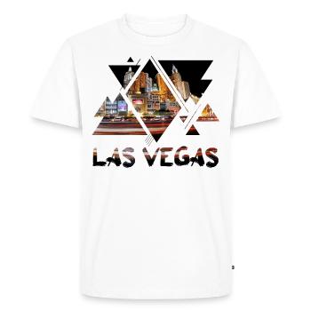 Las Vegas Nevada États-Unis d'Amérique Casino - T-shirt Premium bio Homme - blanc - Devant - Nico (187cm)